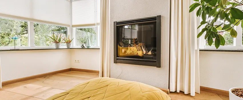 Residential Fireplace Ceramic Glass Installation in Clinton, UT