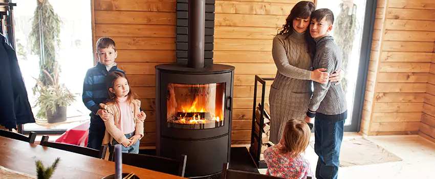 Morso Cast Iron Fireplace Insert Installation in Clinton, Utah