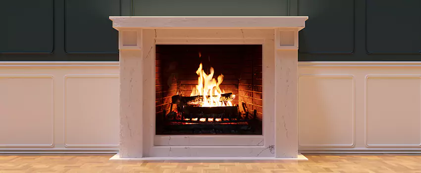 Open Flame Wood-Burning Fireplace Installation Services in Clinton, Utah