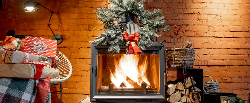 Travis Industries Linear Gas Fireplace Installation in Clinton, Utah