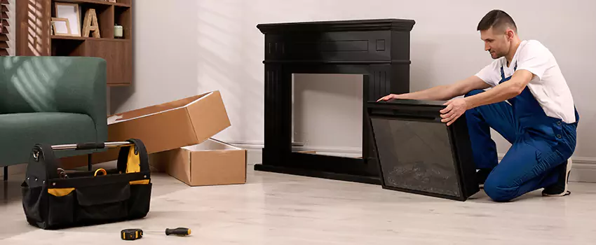 Old Rusted Metal Fireplace Repair And Replacement in Clinton, UT