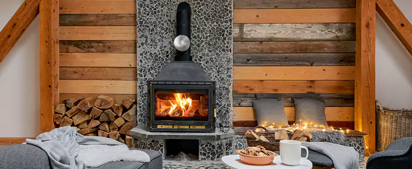 Thelin Hearth Products Direct Vent Gas Stove Fireplace Inspection in Clinton, Utah